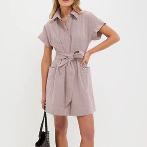 Tuckernuck Red and Blue Stripe Mini Ceci Dress